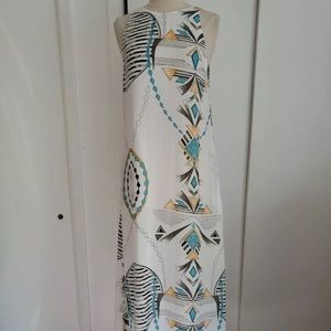 Flynn Skye Backless Geo Print Dress